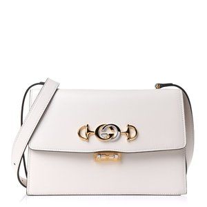 NWT NEW GUCCI SMALL GG ZUMI LEATHER SHOULDER BAG